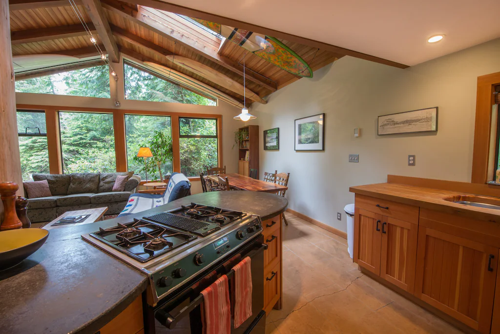 skylight in the main living area