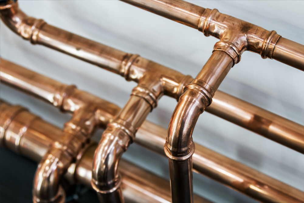 Copper pipes