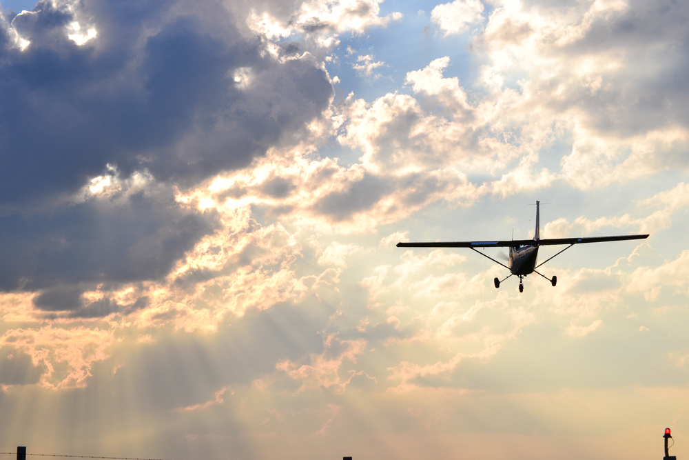 Cessna 150 aircraft plane flying