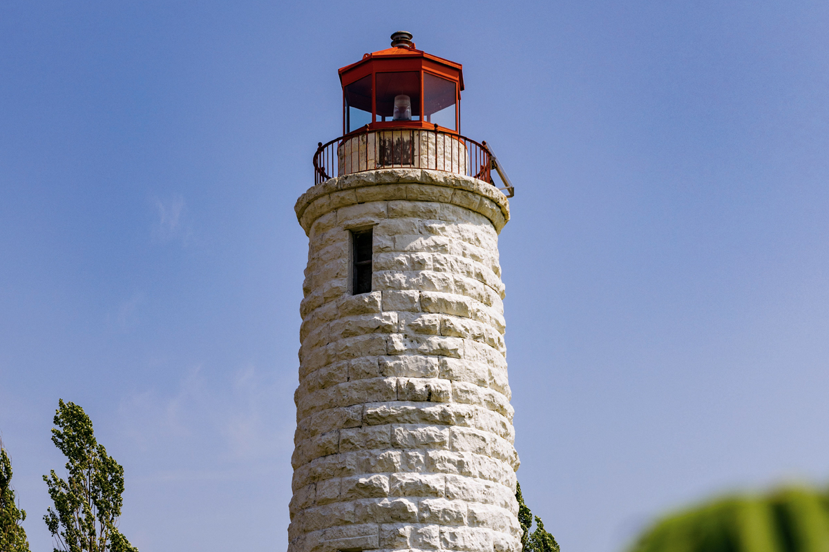 Close-up of a lighthouse