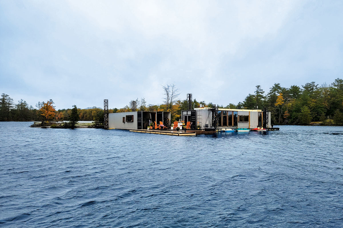 Joe Nimens' float home