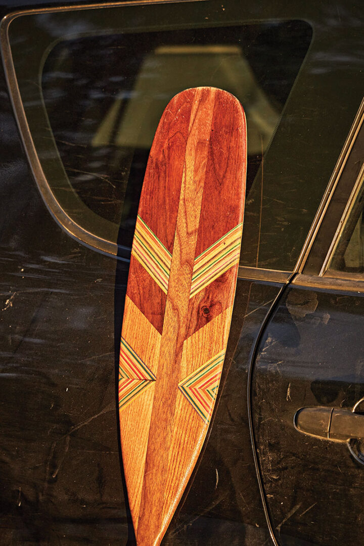 Andrews handmade paddle