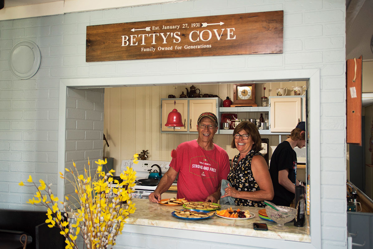 David and Cindy in the kitchen