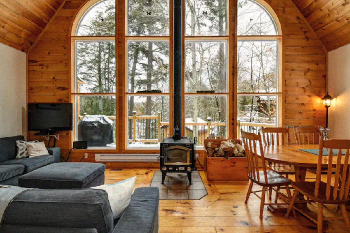 Inside of Kim Madill and Graeme Skinner's cottage, which they bought when they downsized from their Mississuaga home