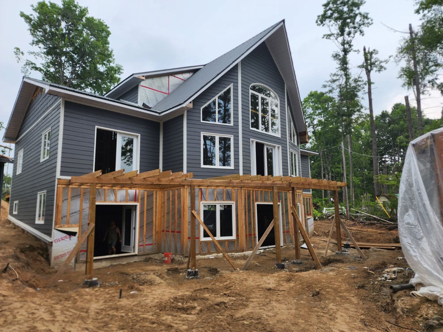 new cottage almost built