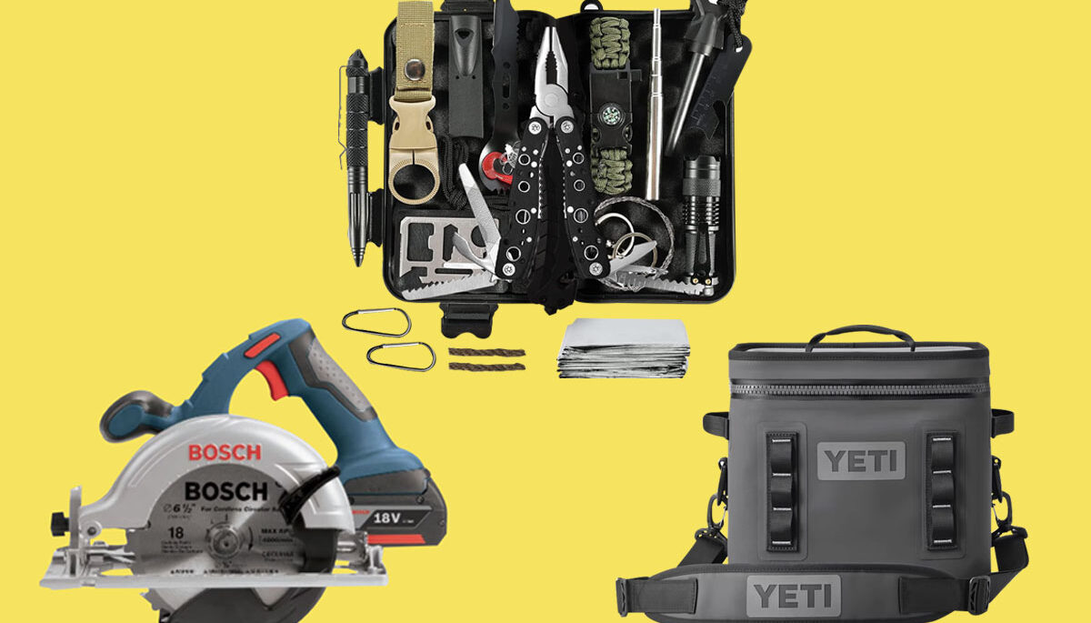 cottage coach gift guide yeti emergency kit saw