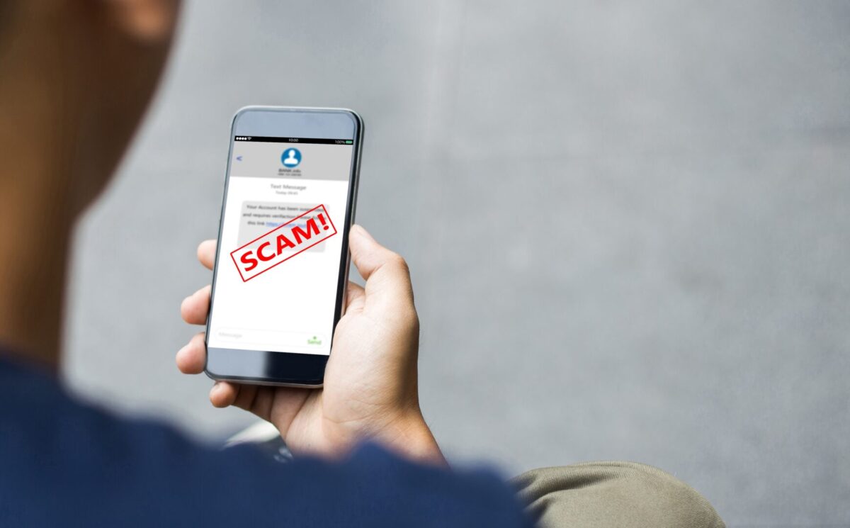 a phone scam