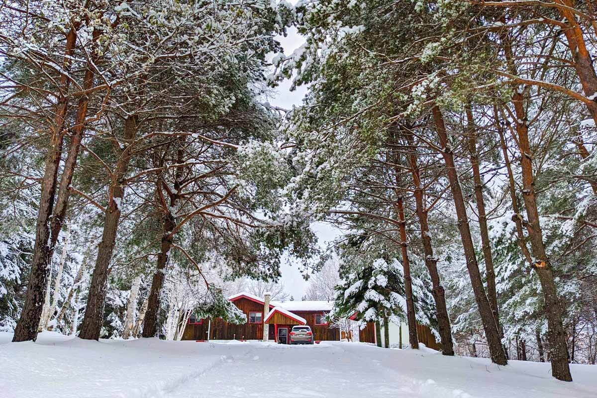 outside of kat wong's magnetewan cottage