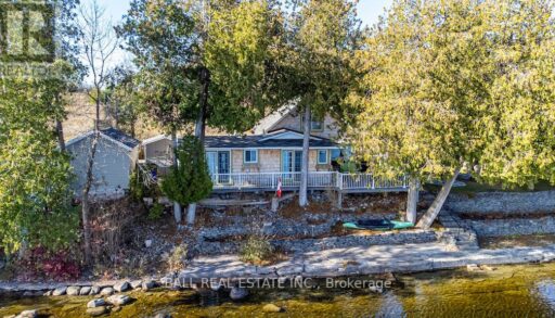 View of cottage from the river
