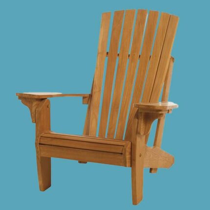 Wooden deck chair