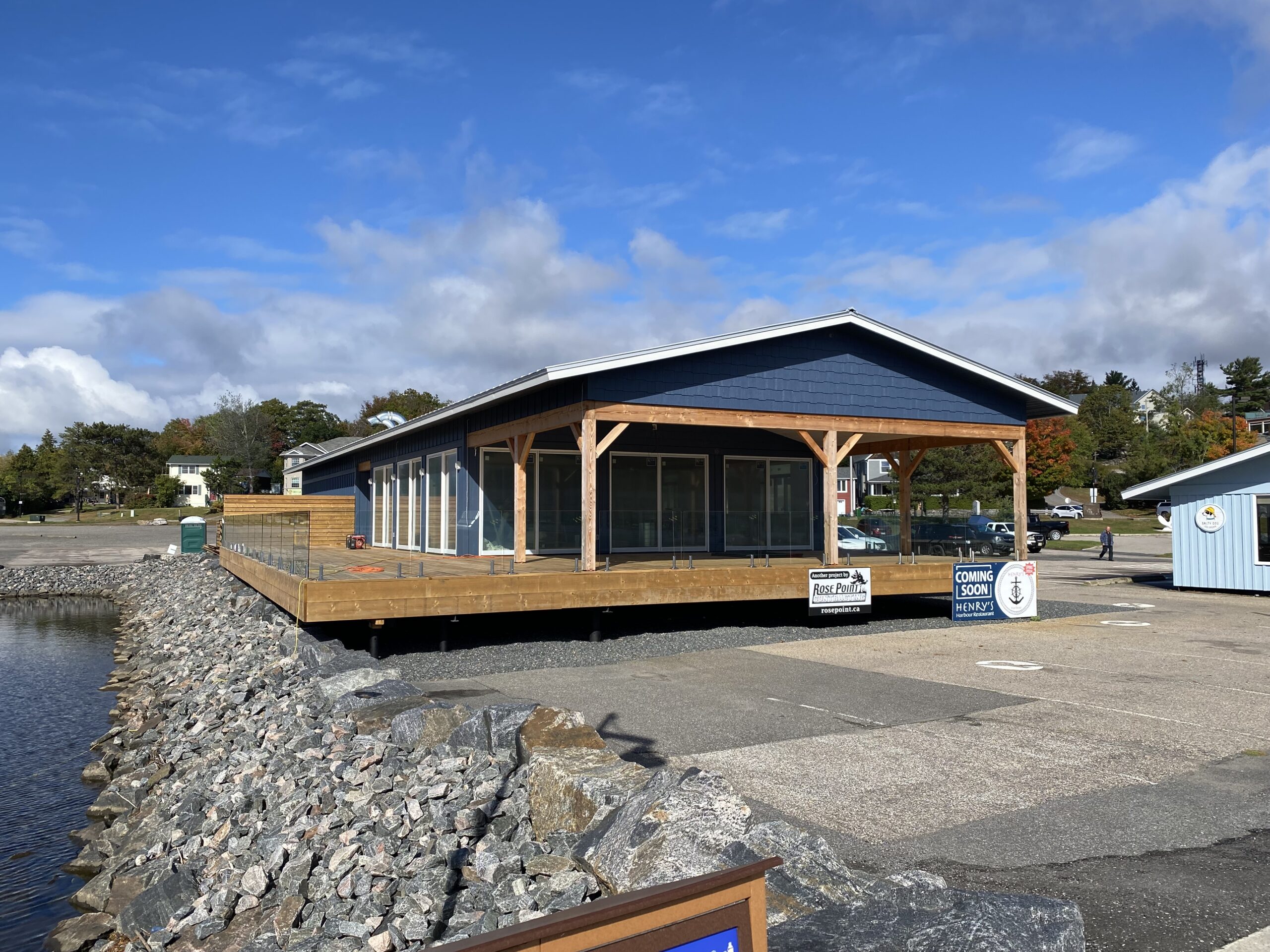 a harbourside restaurant