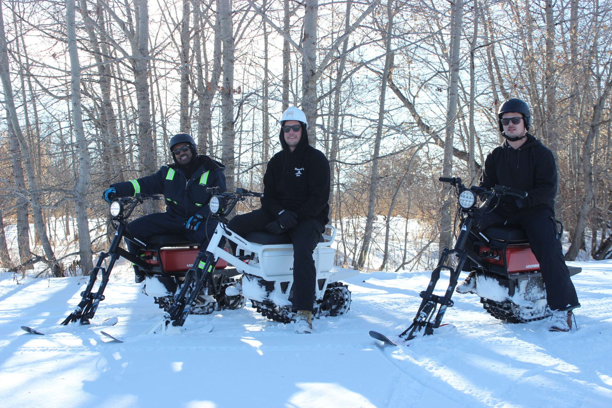 a group of moonbike riders