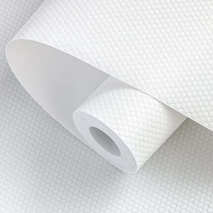 a roll of plastic cupboard liner