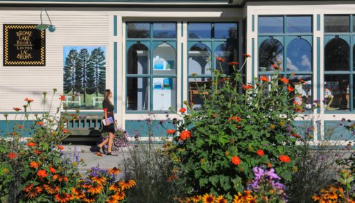 The exterior of Brome Lake Books, the inspiration for a bookstore in Louise Penny's novels