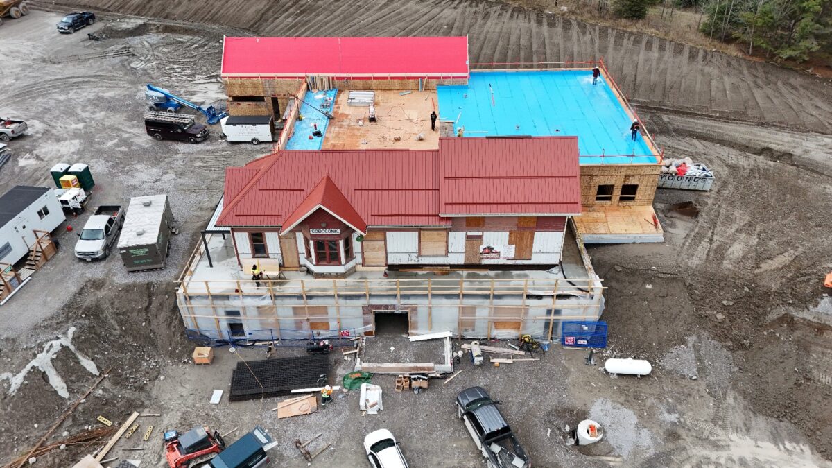 The Summit Wellness Centre under construction