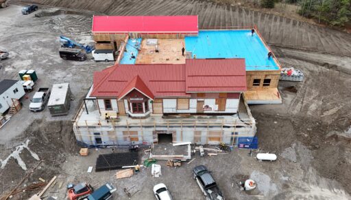 The Summit Wellness Centre under construction