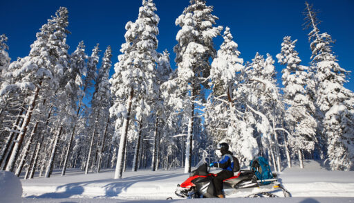 Snowmobiling in Muskoka