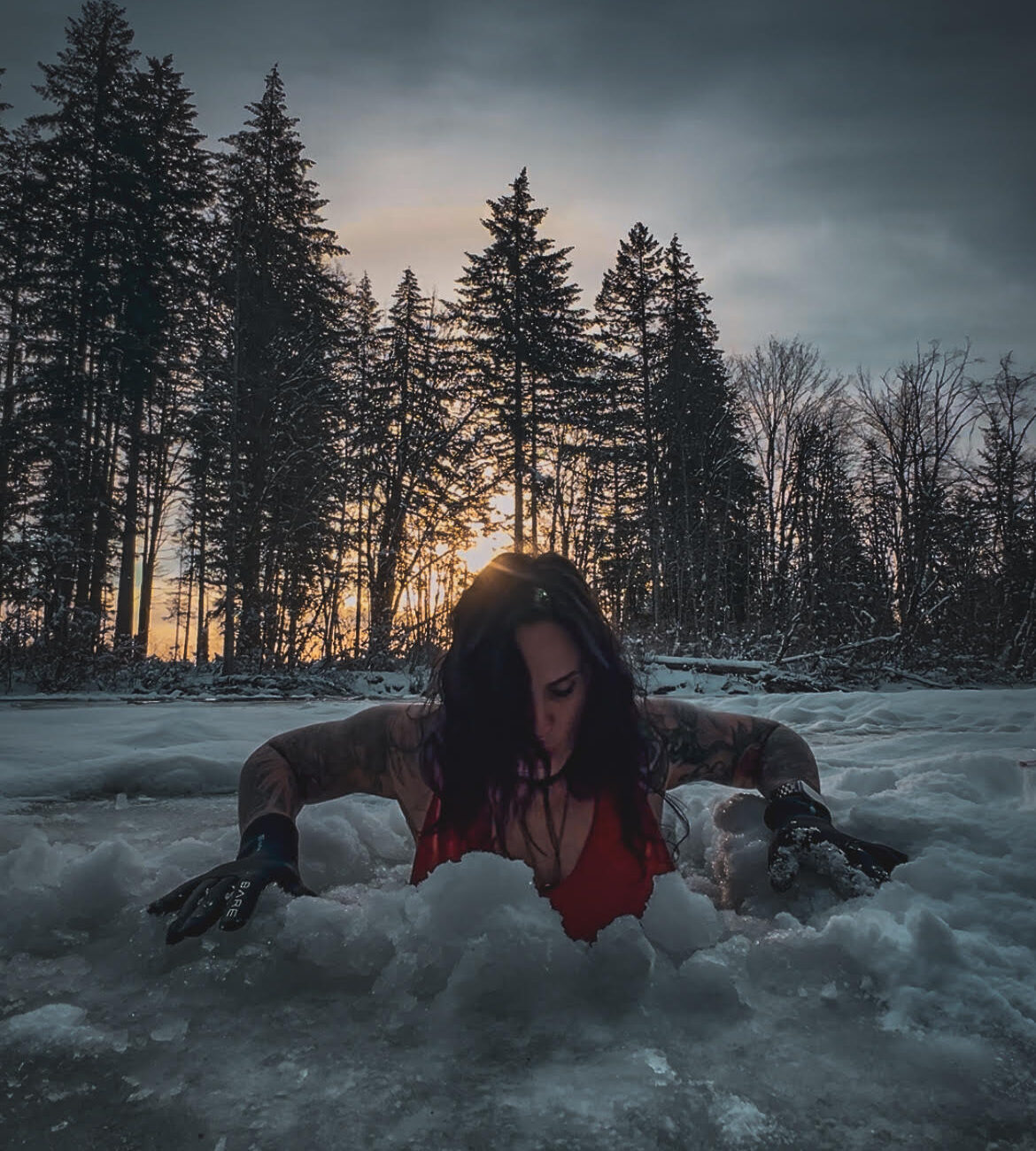 Swimming in Cold Water