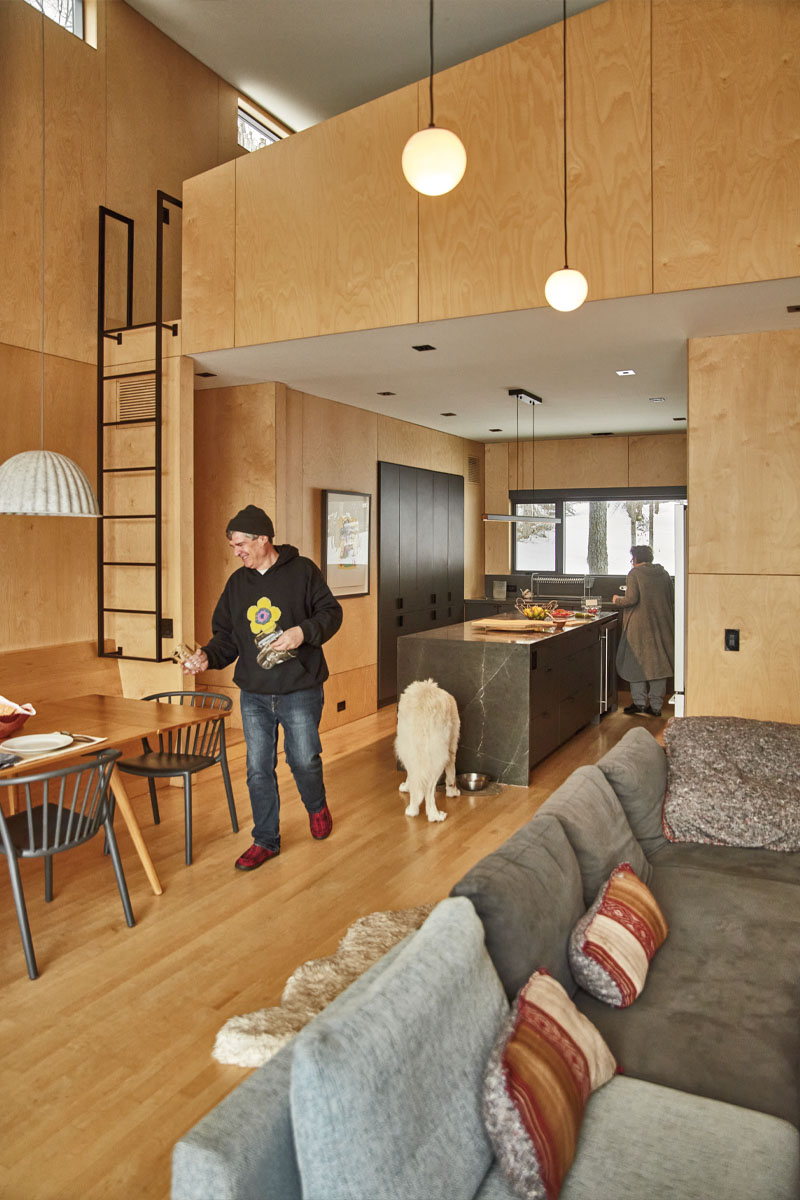 Looking toward the kitchen from the dining room